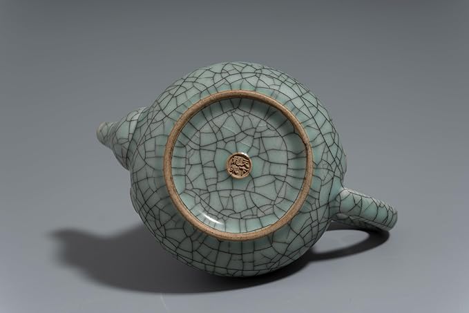 Handmade Longquan Celadon Teapot 260ml - Chinese ceramic kung Fu teapot, perfect for black tea and green tea