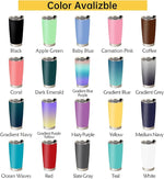 Load image into Gallery viewer, Personalized Tumbler with Pictures Text, Custom Photo Stainless Steel Coffee Tumbler, Coffee Travel Cup Mug 20 Oz Custom Gifts for Fathers Day Christmas Birthday for Dad Mom Kids