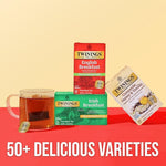 Load image into Gallery viewer, Twinings Decaffeinated English Breakfast Individually Wrapped Bags, 20 Count (Pack of 6), Flavourful &amp; Robust, Enjoy Hot or Iced, 120 Teabags