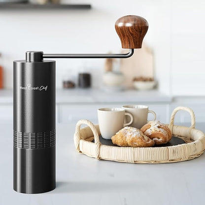 Manual Coffee Grinder - Manual Burr Grinder, Portable Coffee Grinder Manual - Espresso Hand Grinder Coffee - Manual Coffee Bean Grinder - Travel Coffee Grinder Hand Coffee Grinder Burr