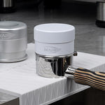 Load image into Gallery viewer, IKAPE 51MM Coffee Distributor, Gravity Adaptive Espresso Distributor Fits All 51MM Espresso Portafilter, Compatible with 51MM Delonghi Bottomless Portafilter (White)