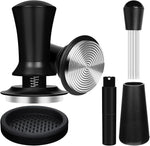 Load image into Gallery viewer, Y-Step 51mm Espresso Tamper Set with 30lb Calibrated Spring Loaded, Espresso Accessories Kit with Coffee Tamper Tool, Coffee Stirrer, Tamper Mat, Spray Bottle, Barista Hand Tamper for Espresso Machine