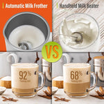 Load image into Gallery viewer, Milk Frother, Electric Milk Frother and Steamer 4 in 1 Automatic Coffee Steamer Frother, 11.8OZ / 350ML Warm and Cold Foam Frother For Coffee,Latte, Cappuccino, Macchiato, Hot Chocolate, White