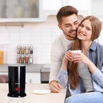 Load image into Gallery viewer, Mixpresso Electric Milk Frother, Stainless Steel Milk Steamer &amp; Milk Warmer, Automatic Shutoff, Non-Stick Interior, Cool Touch, 9.4 oz/6.0oz Capacity, Black Electric Frother for Hot Chocolate