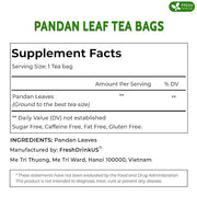 FreshDrinkUS, Premium 45 Spearmint Tea Bags, 100% Natural Spearmint Leaves. Loose Leaf Spearmint Herbal Tea. Spearmint Leaf Tea. No Sugar, No Caffeine, No Gluten, Vegan.