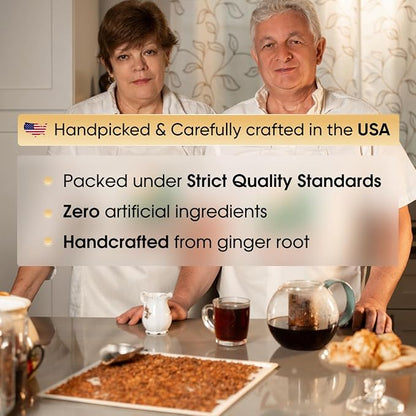 TeaDreamTea Ginger Tea Bags - 100 Bleach-Free Tea Bags | Caffeine Free, Antioxidant, Calms Upset Stomach - Strengthen Immune System - Herbal Ginger Tea