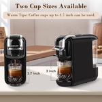 Load image into Gallery viewer, Espresso Maker for Nespresso Capsule, Lavazza Blue Capsule &amp; Coffee Powder, 19 Bar Pump Pressure Makes Authentic Espresso Coffee, Mini Espresso Coffee Machines with Removable Water Tank.