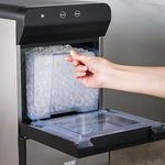 Load image into Gallery viewer, Gevi V2.0 Countertop Gemi Nugget Ice Maker | Self-Cleaning Pellet Ice Machine | Stainless Steel Housing |16.7''H Fits Perfectly Under Wall Cabinet | Silver with Viewing Window