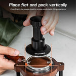 Load image into Gallery viewer, Irishom Coffee Hand Tamper 25-35lb Adjustable Pressure 4 Spring System Detachable Espresso Tamper 304 Stainless Steel