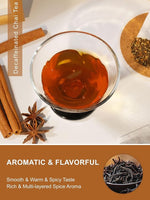 Load image into Gallery viewer, TeeLux Decaf Chai Black Tea, Decaffeinated Black Tea with Cinnamon, Ginger, Cardamom, Star Anise, Robust &amp; Spicy Flavor, 100 Count