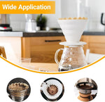 Load image into Gallery viewer, Segarty 200 Count Natural Unbleached Brown Coffee Filters Disposable, 1-2 Cup Small Paper-made Basket Filters, 6.1in Filters for Pour Over Maker Dripper, Suitable for Coffee Bar Home Office Cafeteria
