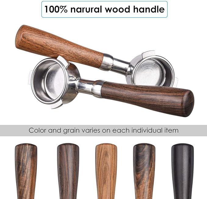 54mm Bottomless Portafilter Compatible with Breville Barista Series and Machines (Filter Basket Included)