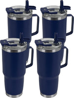 Load image into Gallery viewer, HASLE OUTFITTERS 30oz Tumbler Bulk with Handle, Insulated Travel Coffee Mug Set with Handle Leak-Proof Double Wall Stainless Steel Vacuum Tumblers Pack Metal Cup for Hot and Cold Drink