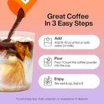 Load image into Gallery viewer, SATURNBIRD Coffee Instant Cold Brew - Light, Medium Roast Variety Pack, 3 Roast Levels (NO.1-3), 100% Arabica, Enjoy Cold/Hot, 24 Single Serves Perfect for Iced Coffee