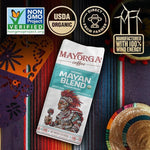 Load image into Gallery viewer, Mayorga Organic Coffee 2lb Mayan Blend - Medium Roast Whole Bean Coffee Specialty Grade, 100% Arabica, Slow Roasted, Chocolate and Floral Flavor with Low Acidity - USDA Organic, Non-GMO, Kosher