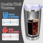 Load image into Gallery viewer, 20oz Tumbler Stainless Steel Tumbler Cup with Lid Vacuum Insulated Double Wall Travel Mug, Durable Powder Coated Travel Coffee Tumbler Mug for Hot &amp; Cold Drinks, Grey,1 Pack