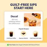 Load image into Gallery viewer, Coffee Concentrate - Cold Brew Coffee, Perfect for Hot or Iced Instant Coffees, Hot Drinks, Cold Brew Concentrate, 35 Servings - Original Decaf