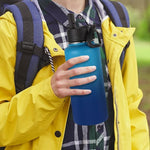 Load image into Gallery viewer, Volhoply 32 oz Water Bottles Bulk 4 Pack with Straw Lid &amp; Spout Lid,Insulated Sports Water Bottle,Double Wall Vacuum Stainless Steel Cups,Leakproof Wide Mouth Metal Flask for Travel(Green Blue,4)