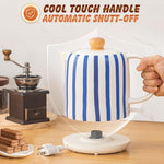 Load image into Gallery viewer, 1.0-Liter Ceramic Electric Kettle, 1000W Rapid Boil, Tea Kettles Pot &amp; Hot Water Boiler For Coffee &amp; Tea, Teapot Auto Shut-Off, Boil-Dry Protection