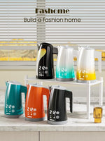 Load image into Gallery viewer, Temperature Control Electric Kettle, 5 Temp Presets, 2H Keep Warm, 1.25L 1200W Fast Boil with LED Display, Cool-Touch Design with Auto Shut-Off, Cordless Design (Orange)