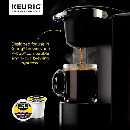 Chock full o’Nuts Upper West Side Keurig K-Cup Pods for Keurig Brewers – Premium Arabica, Dark Roast – Single Serve – 1 Pack of 12 K-Cup Pods