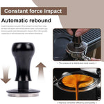 Load image into Gallery viewer, Professional Espresso Tamper Kit - Calibrated Spring Loaded Coffee Tamper with Stand, 58mm Stainless Steel Espresso Hand Tamper Base for Barista &amp; Home Coffee Machines,Black