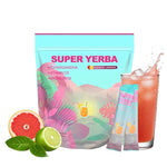 Load image into Gallery viewer, Super Yerba Mate Instant Powder Variety Pack - Citrus, Lemon &amp; Grapefruit Flavors | 30 Servings Each | Energy Boost, Mental Clarity, Gut Health &amp; Satiety | Prebiotics, Probiotics, Hot &amp; Cold Brew, Portable (Grapefruit)