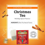 Load image into Gallery viewer, Twinings Christmas Black Tea Individually Wrapped Bags, 20 Count (Pack of 2), Aromatic Cinnamon &amp; Clove, Caffeinated, Enjoy Hot or Iced, 20 Teabags
