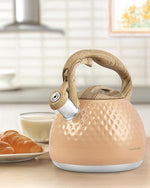 Load image into Gallery viewer, Tea Kettle,2.5 Quart Stovetop Tea Kettles Loud Whistle,Food Grade Stainless Steel Water kettles for Stove Top with Anti-hot Ergonomic Handle,Suitable for All Heat Sources