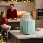 Load image into Gallery viewer, Midea MERI26B1AGN Countertop Bullet-Ice Maker, 8 Ice Bullets Ready in 6 Minutes, 26lbs/24H, Self-Cleaning Function with Ice Scoop and Basket for Home/Office/RV