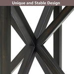 Load image into Gallery viewer, End Table Living Room Sofa Side Table Modern Simple Round Transparent Tempered Glass Top and Wood Base, Office Terrace Study Accent End Table, Black Brown