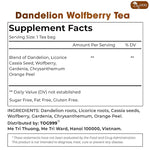 Load image into Gallery viewer, TOG999, Organic Dandelion Wolfberry Tea, 9 Herbal Ingredients, Traditional Recipe Tea for Kidney &amp; Liver, Natural Dandelion, Wolfberry, Gardenia, Cassia Seed, Chrysanthemum, Licorice, Orange Peel