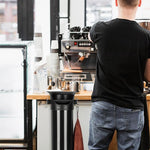 Load image into Gallery viewer, Knock Box for Espresso Grounds Commercial Floor-Standing Coffee Grounds Knock Box with Brush 18L Large Capacity Coffee Knockbox with Towel and Garbage Bags for Coffee Shops,Bar Home,Coffee lovers