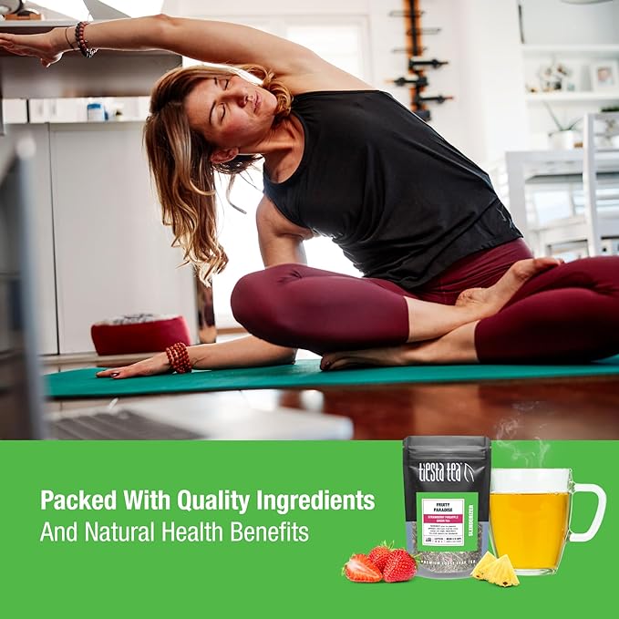 Tiesta Tea - 7 Green Teas Dry Flight Sampler, Loose Leaf, Medium Caffeine Hot & Iced Tea, Premium Green Tea Blends, 7 Resealable Sample Pouches