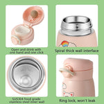 Load image into Gallery viewer, 9 oz Mini Water Bottle Small Stainless Steel Thermoses - Insulated Vacuum, Leak Proof, Keeps Drinks Hot/Cold - Ideal for Coffee, beverage, Water - Green