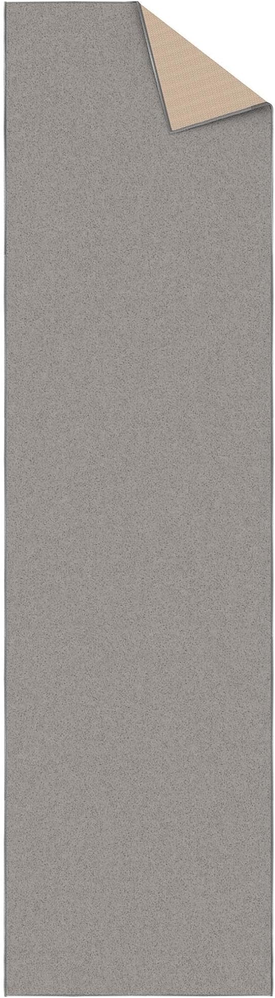 Ottomanson Hallway Runner Rug 2'7" x 9'10" Non Slip Solid Area Rugs Easy to Clean Laundry Rug Runner Durable & Pet Friendly Floor Carpet Runners for Hallways Entryway Living Room Kitchen, Gray