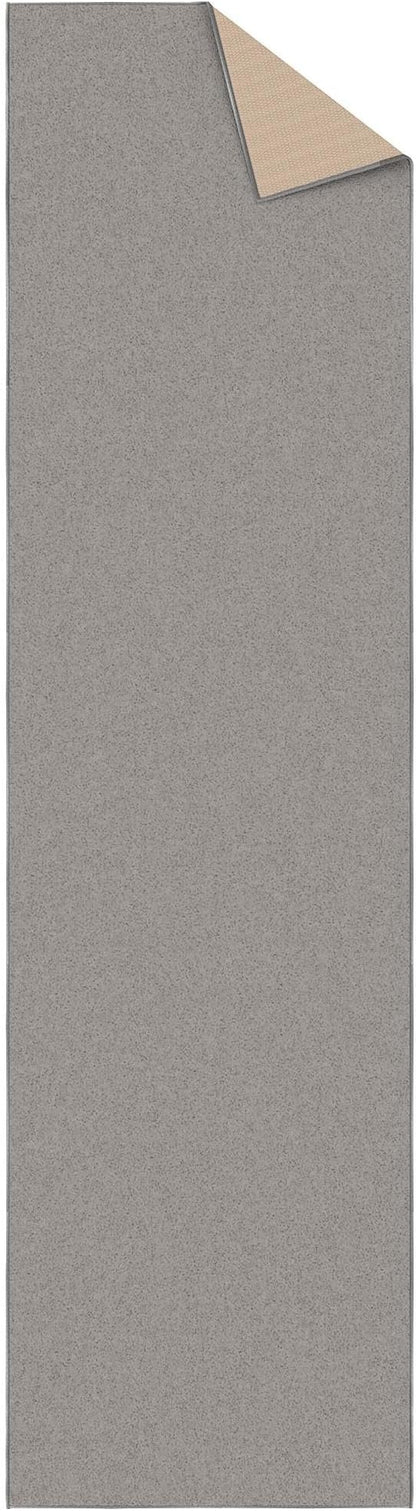 Ottomanson Hallway Runner Rug 2'7" x 9'10" Non Slip Solid Area Rugs Easy to Clean Laundry Rug Runner Durable & Pet Friendly Floor Carpet Runners for Hallways Entryway Living Room Kitchen, Gray