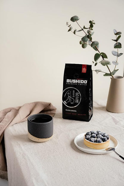 BUSHIDO Black Katana premium arabica whole coffee beans, 2.2 pound (1000g), medium roast