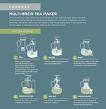 Load image into Gallery viewer, Teabloom Multi-Brew Glass Teapot + Kettle + Pitcher (51 OZ / 1.5 L / 6 CUPS) – Brew and Serve Hot Tea, Iced Tea, Cold Brew Tea and Fruit Infused Water – Formosa Tea Maker