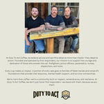 Load image into Gallery viewer, Duty to Act Dark Roast &amp; Medium Roast Ground Coffee, 2 lb. (Variety Pack)