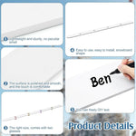 Load image into Gallery viewer, 4 Person shot ski Board 57'' x 3.9'' Vintage Wooden Board with 50 Plastic Shot Glasses and 1 Marker Pen Rustic Retro Ski for Gathering Birthday Party Wedding(White)