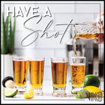 Load image into Gallery viewer, Vikko 2.75 Ounce Shot Glasses, Set of 6 Small Liquor and Spirit Glasses, Durable Tequila Bar Glasses For Alcohol and Espresso Shots, 6 Piece Shooter Glass Set