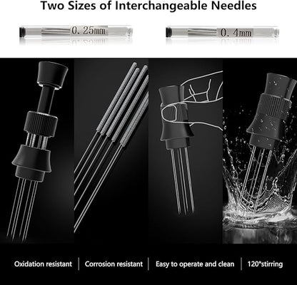 IKAPE WDT Tools, Espresso Stirrer Distribution Tool, Tamper for Barista (51/54/58MM)