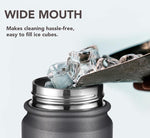 Load image into Gallery viewer, mininoo 24 oz Insulated Water Bottle with Straw Lid, Stainless Steel Double Wall Vacuum, Leak Proof, BPA Free, Keep Cold for 24H &amp; Hot for 12H(Grey)