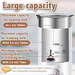 Load image into Gallery viewer, Huogary Electric Milk Frother and Steamer - 4 In 1 Automatic Milk Steamer, 300ml/10.1oz Hot&amp; Cold Foam Maker and Milk Warmer For Latte, Cappuccinos, Macchiato, White