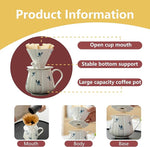 Load image into Gallery viewer, Pour Over Coffee Maker Set 60° Angled V-Shaped Pour Over Coffee Dripper and 100pcs Coffee Filter