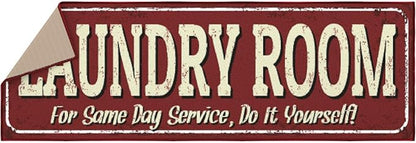 Ottomanson 20" x 59" Laundry Room Rug - Non-Slip Mat for Laundry & Mudroom - Durable, Stain-Resistant, and Easy to Clean - Perfect for High-Traffic Areas - Runner Rug for Entryway Bathroom, Red