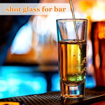 Load image into Gallery viewer, Ruckae 12 Pack 2oz Shot Glasses Set Gradient Colorful Shot Glasses Bulk with Heavy Base Bar Cylinder Glass Shot Cups for Vodka Tequila Whiskey Liquor Cocktail