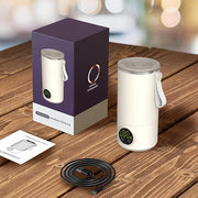 4 In 1 Automatic Milk Frother And Steamers With Temperature Control For Lattes Macchiato Stainless Steel