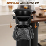 Load image into Gallery viewer, Knock Box for Espresso Grounds Commercial Floor-Standing Coffee Grounds Knock Box with Brush 18L Large Capacity Coffee Knockbox with Towel and Garbage Bags for Coffee Shops,Bar Home,Coffee lovers